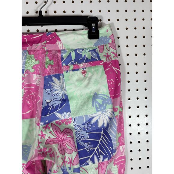 Lilly Pulitzer patchwork multi print trousers size 6 - Picture 7 of 8